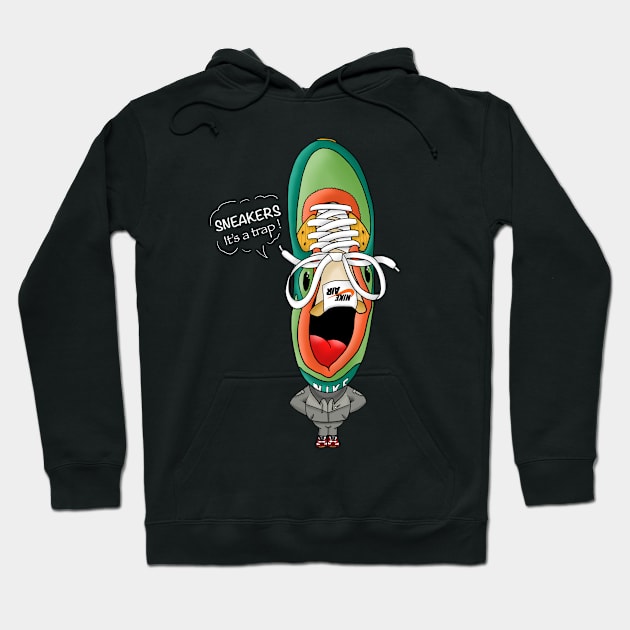 Sneakerhead Dark Hoodie by WkDesign